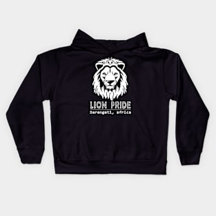 Lion Pride Serengeti Africa Kids Hoodie